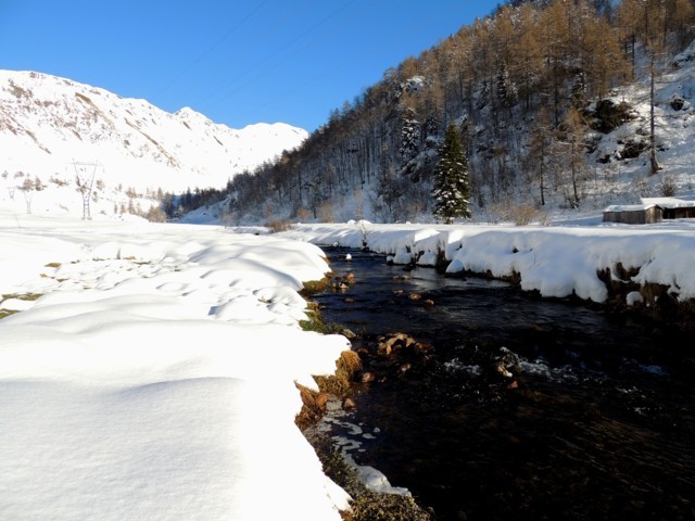 Torrente sotto il Tavecchia